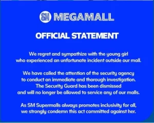 SECURITY GUARD INCIDENT SM MEGAMALL